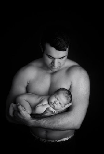 dad and baby photos